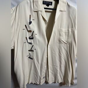 Nat Nast Luxury Originals Size XL Men’s 100% Silk Shirt